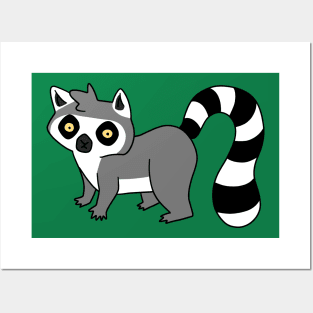 Adorable Lemur Posters and Art